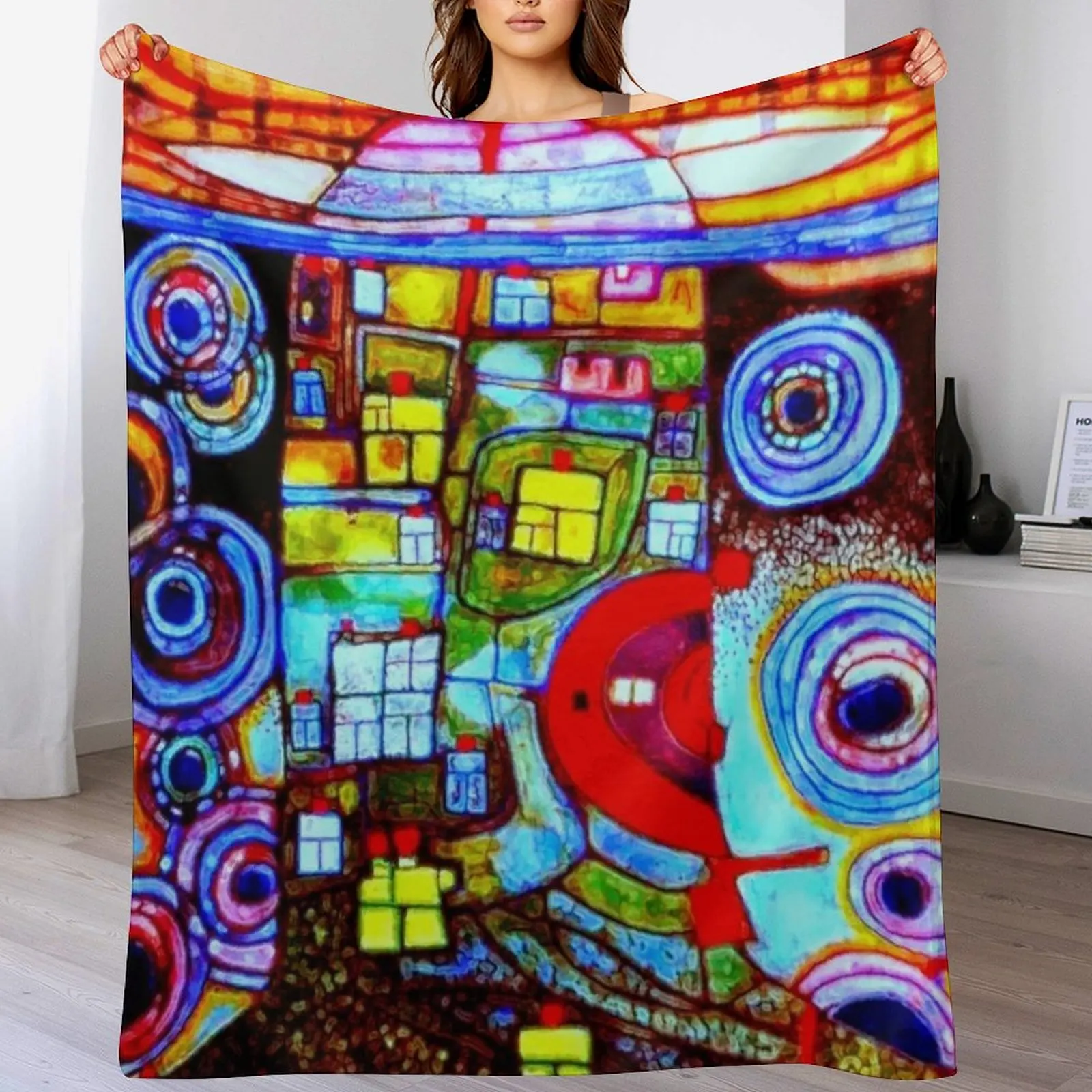 Home Office Qatar - Qatar 813 neon Throw Blanket Warm