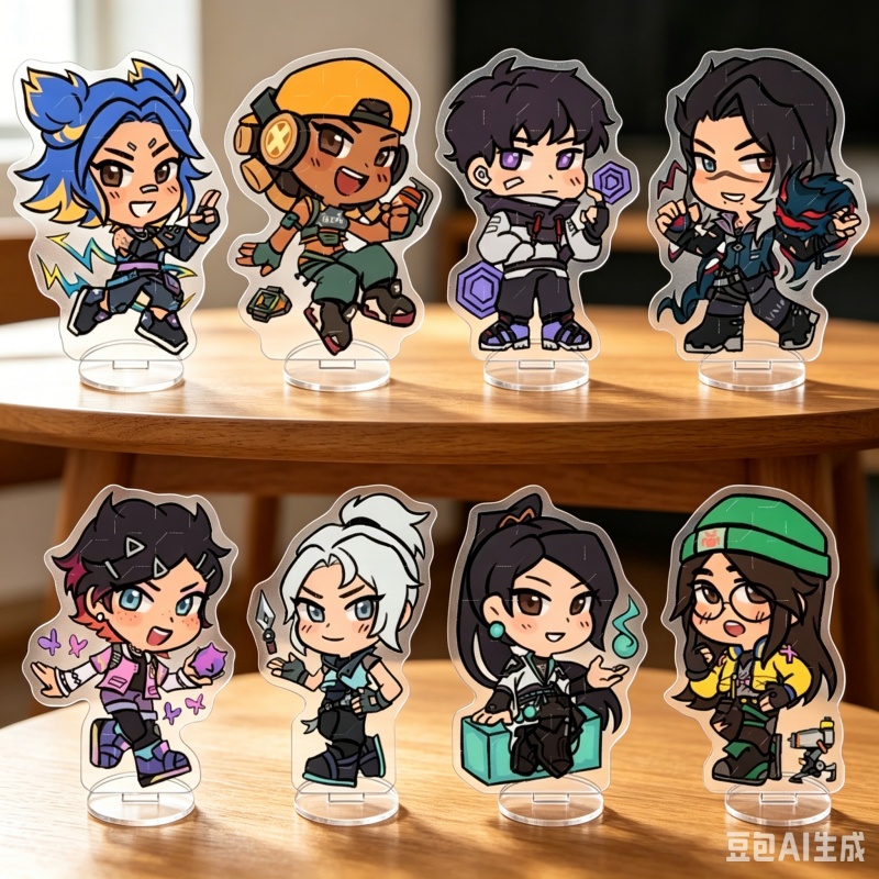 Standing Desk Electric - VALORANT Acrylic Stand Waylay/Tejo/Vyse/Deadlock Figure Stand