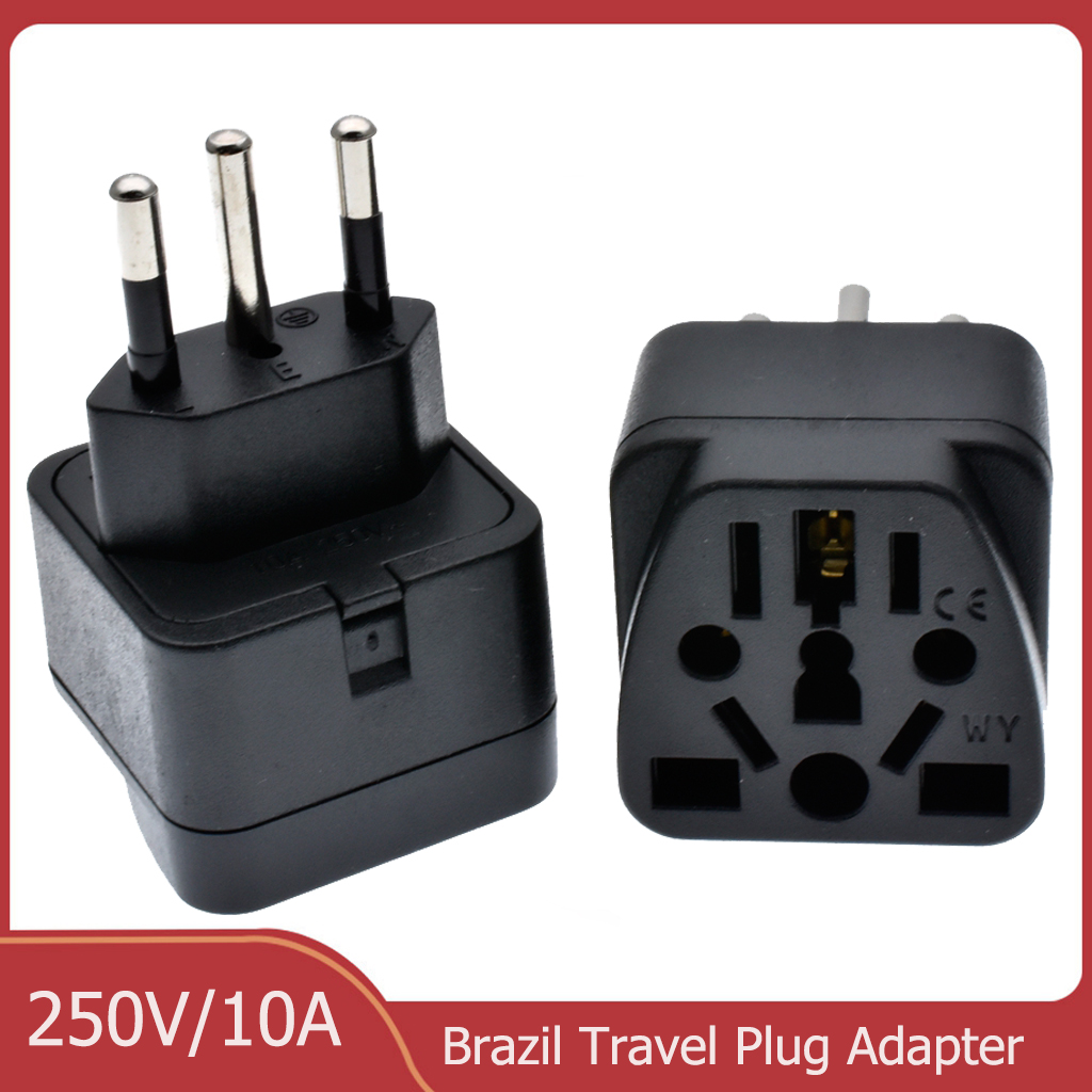 Home Office Uk - Universal Brazil Plug Adapter 3 Pin