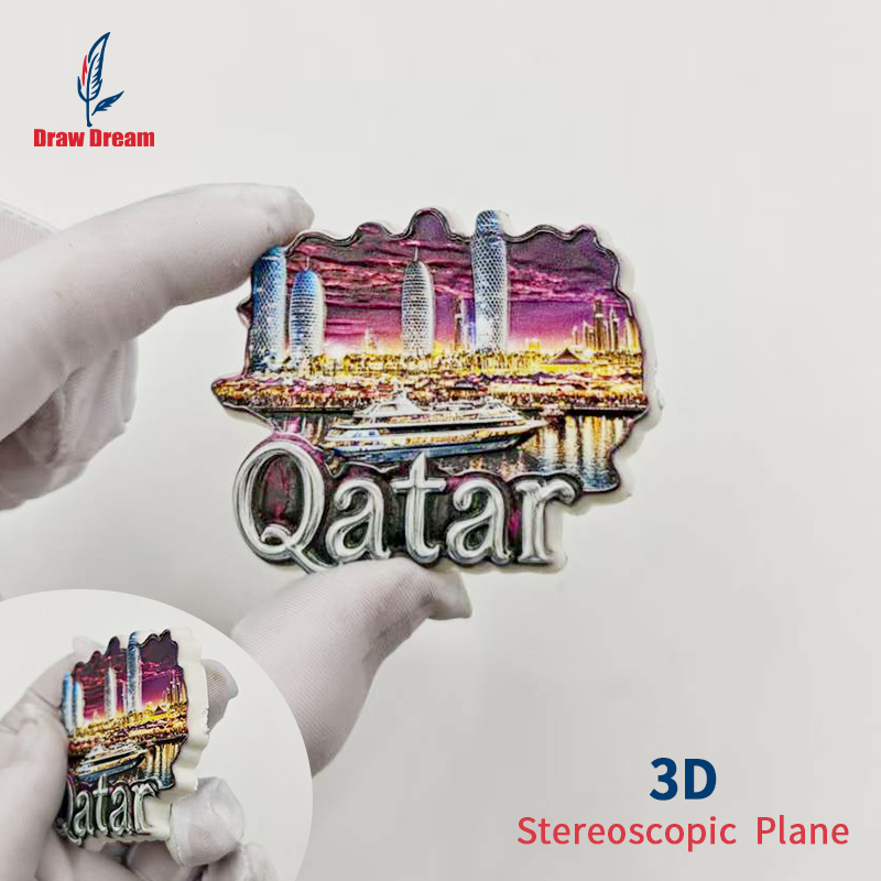 1Pc Qatar 3D Stereo Refrigerat - Home Office Qatar ulasan dan harga
