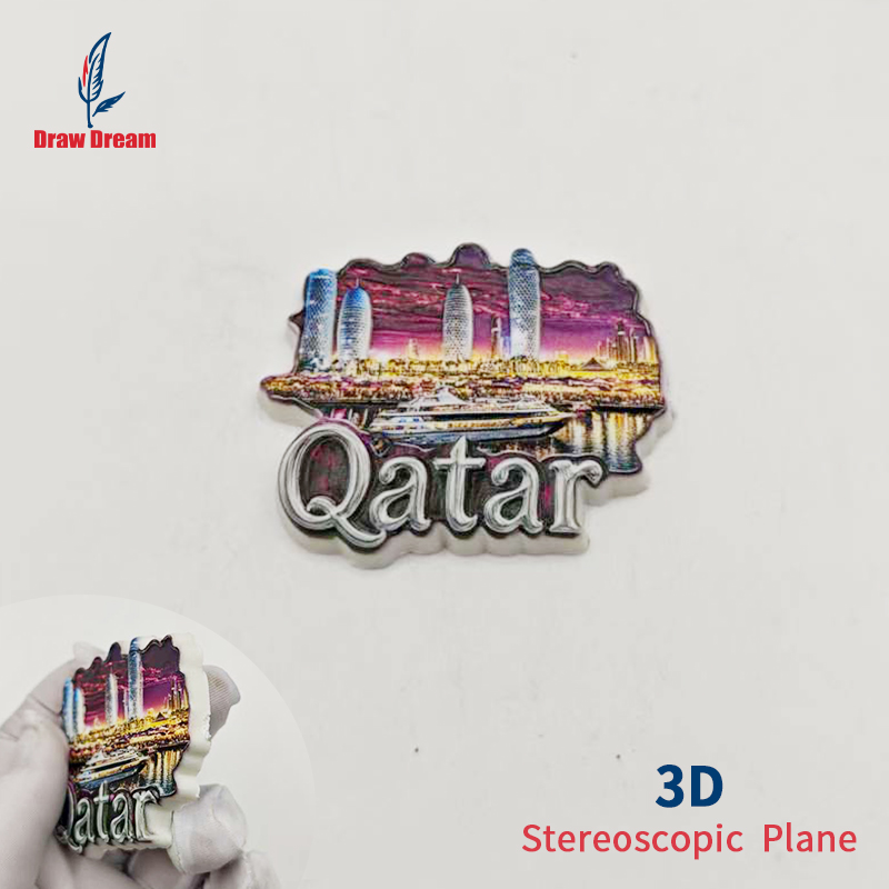 1Pc Qatar 3D Stereo Refrigerat - Home Office Qatar ulasan dan harga