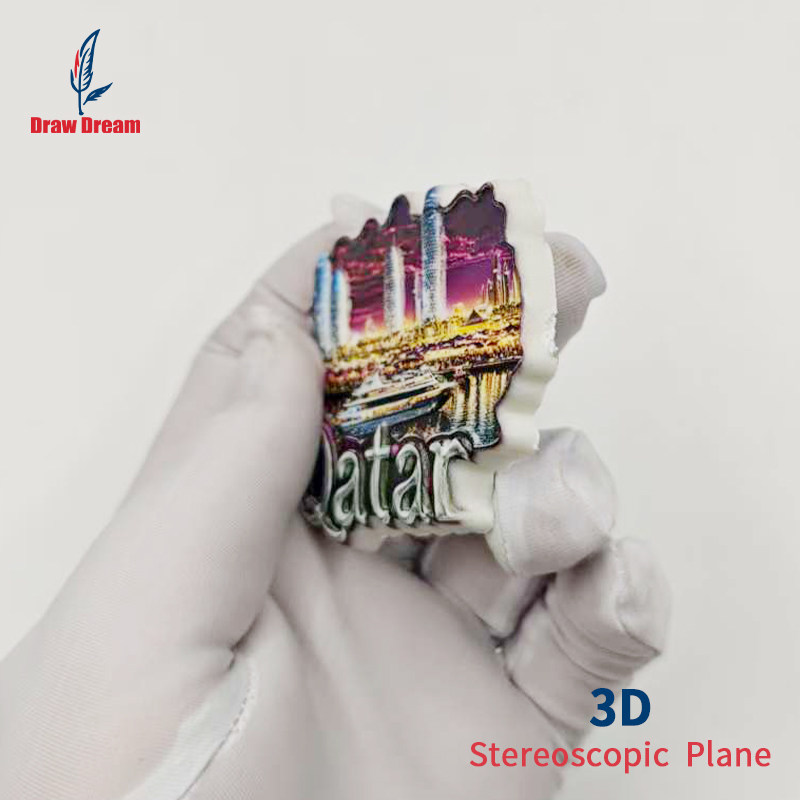 1Pc Qatar 3D Stereo Refrigerat - Home Office Qatar ulasan dan harga