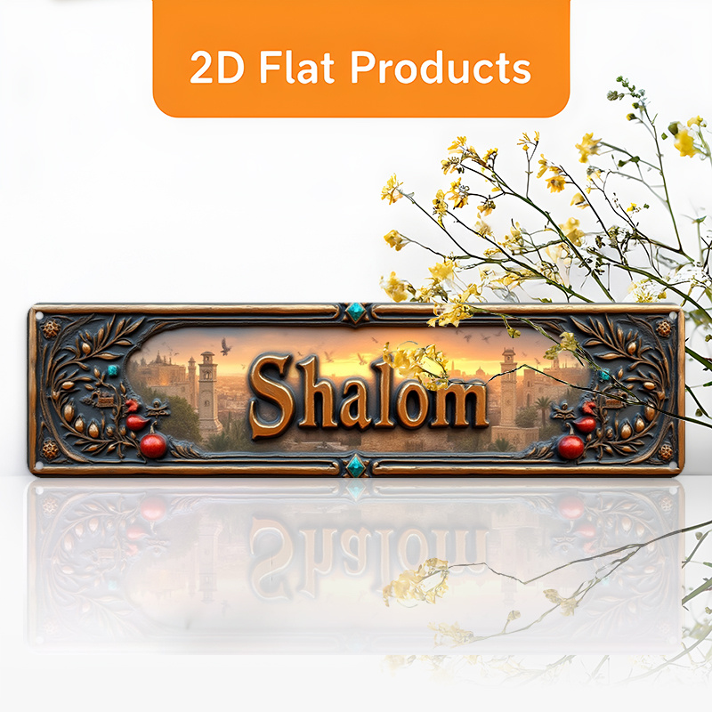 CIFBUY Vintage Shalom Hebrew A - Home Office Free ulasan dan harga