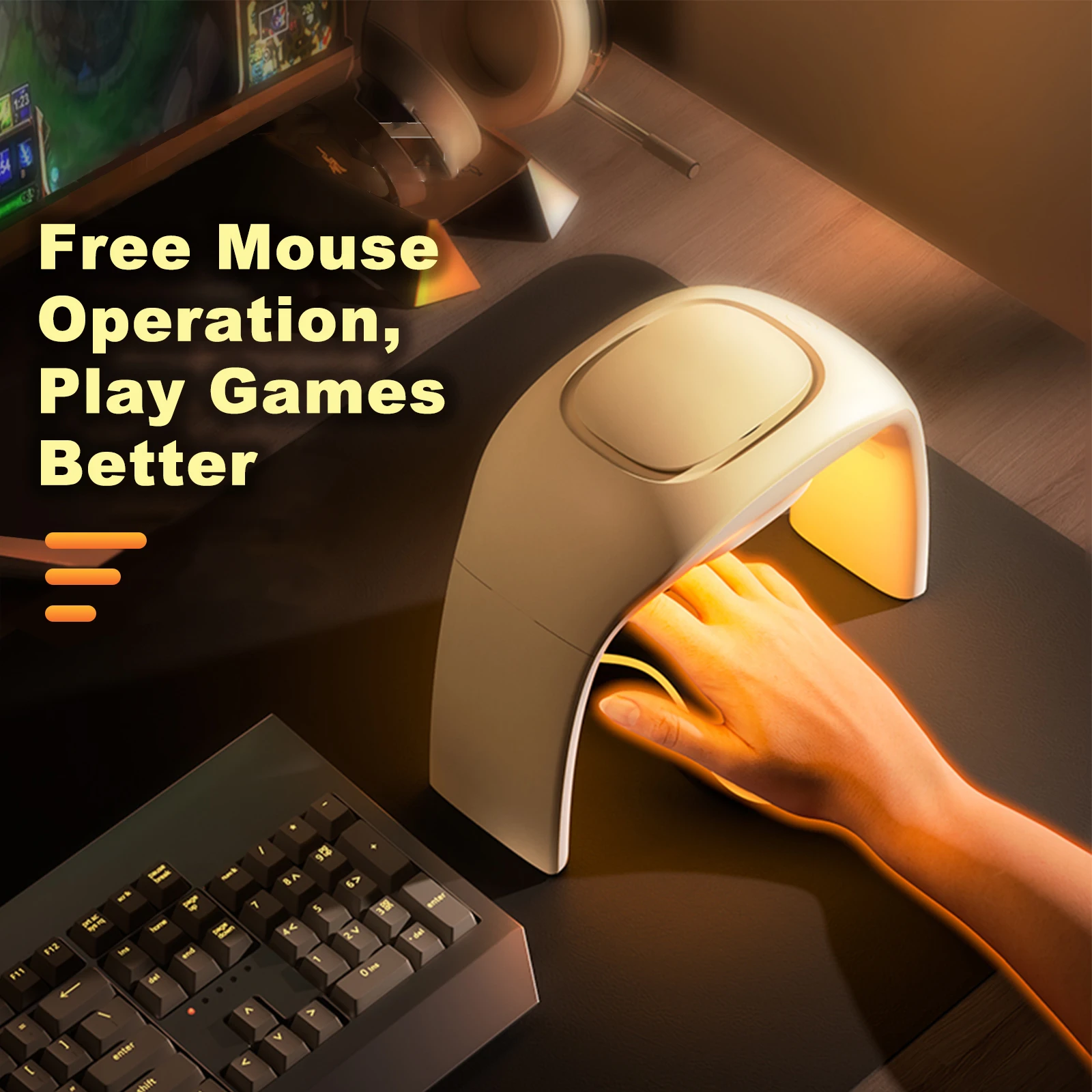 Eary Portable Winter Mouse Han - Home Office Uk ulasan dan harga