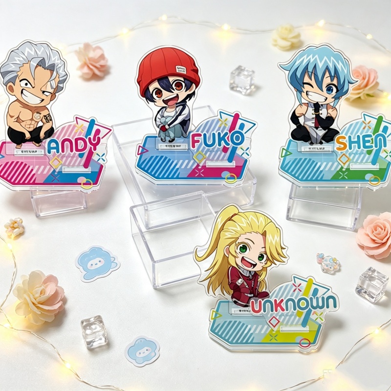 10cm Anime Acrylic Stand Figur - Standing Desk Electric ulasan dan harga