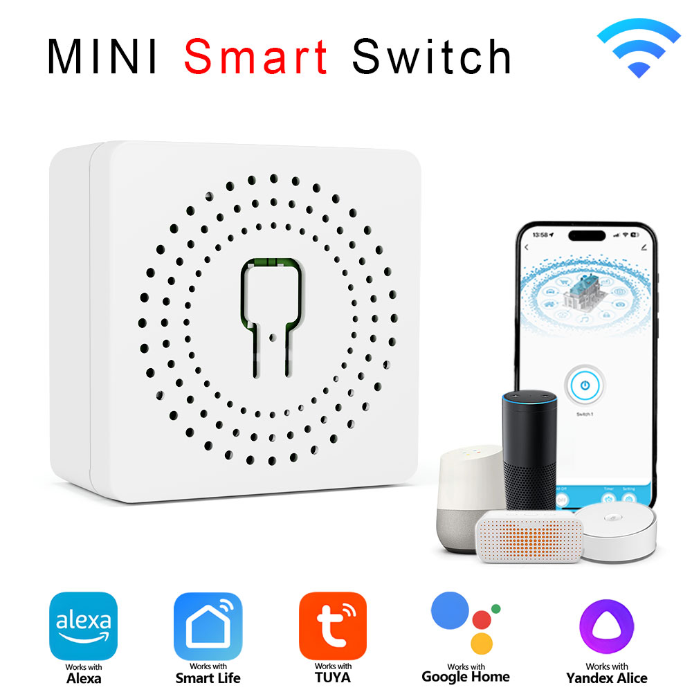Tuya Smart Life WiFi Switch 1P - Home Office Google ulasan dan harga