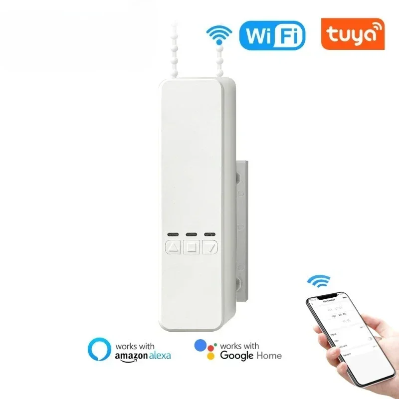 WiFi Motor Roller Blinds Smart - Home Office Google ulasan dan harga