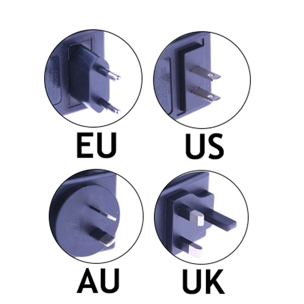 EU AU UK US Plug Type 12V 1A 5 - Home Office Uk ulasan dan harga