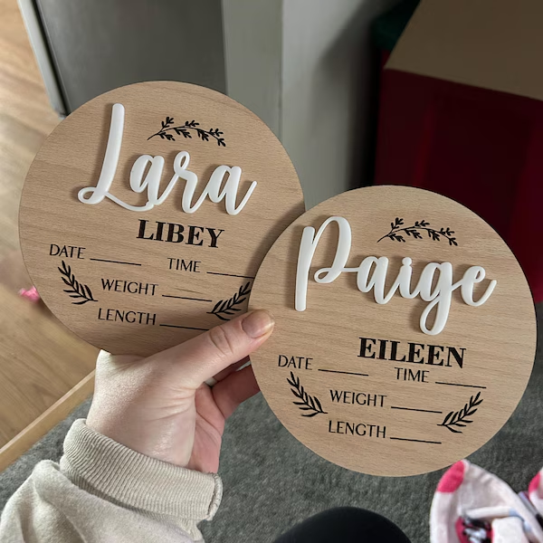 1Pc Custom Baby Announcement S - Home Office Ideas ulasan dan harga