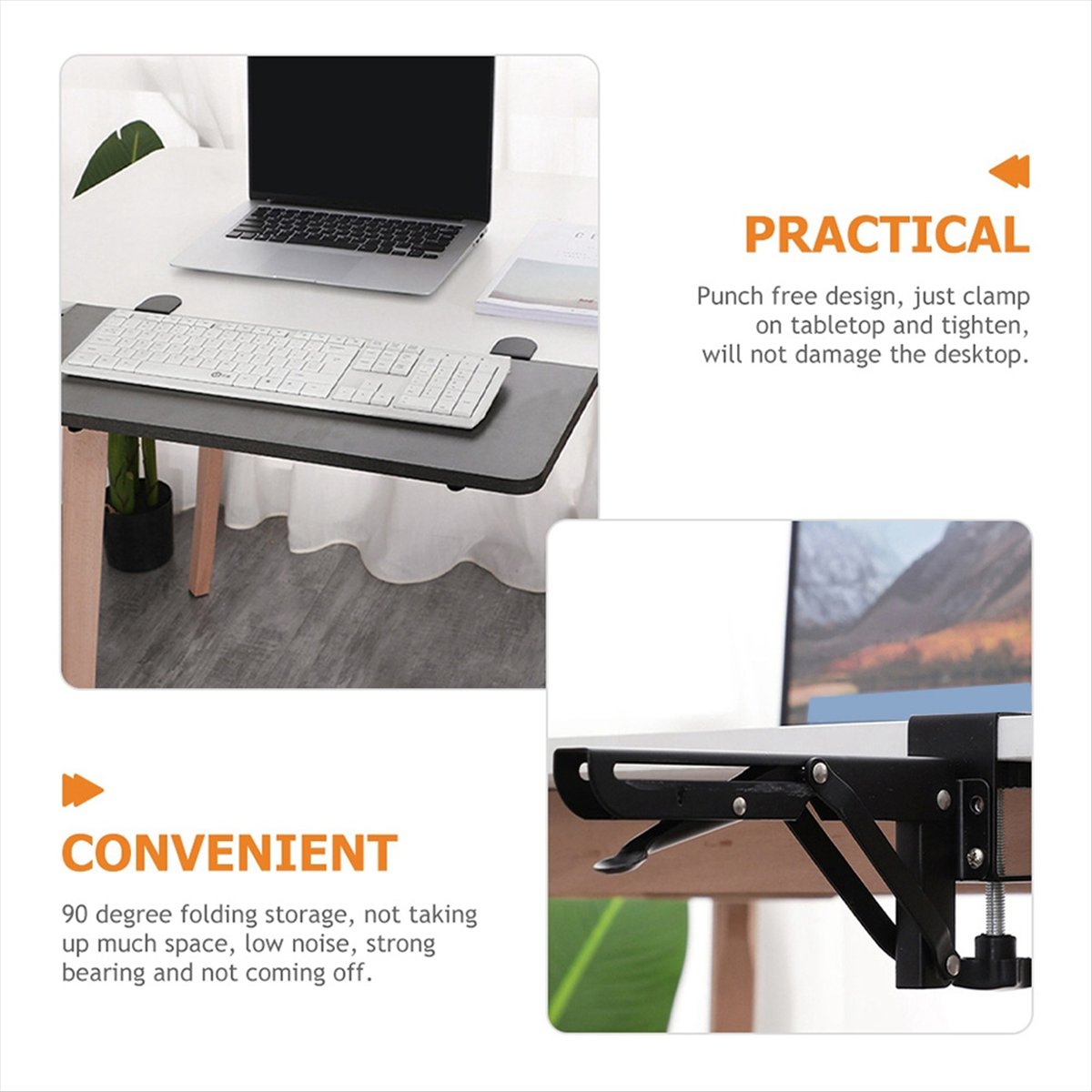 2PCS Foldable Bracket Computer - Laptop Stand Foldable ulasan dan harga