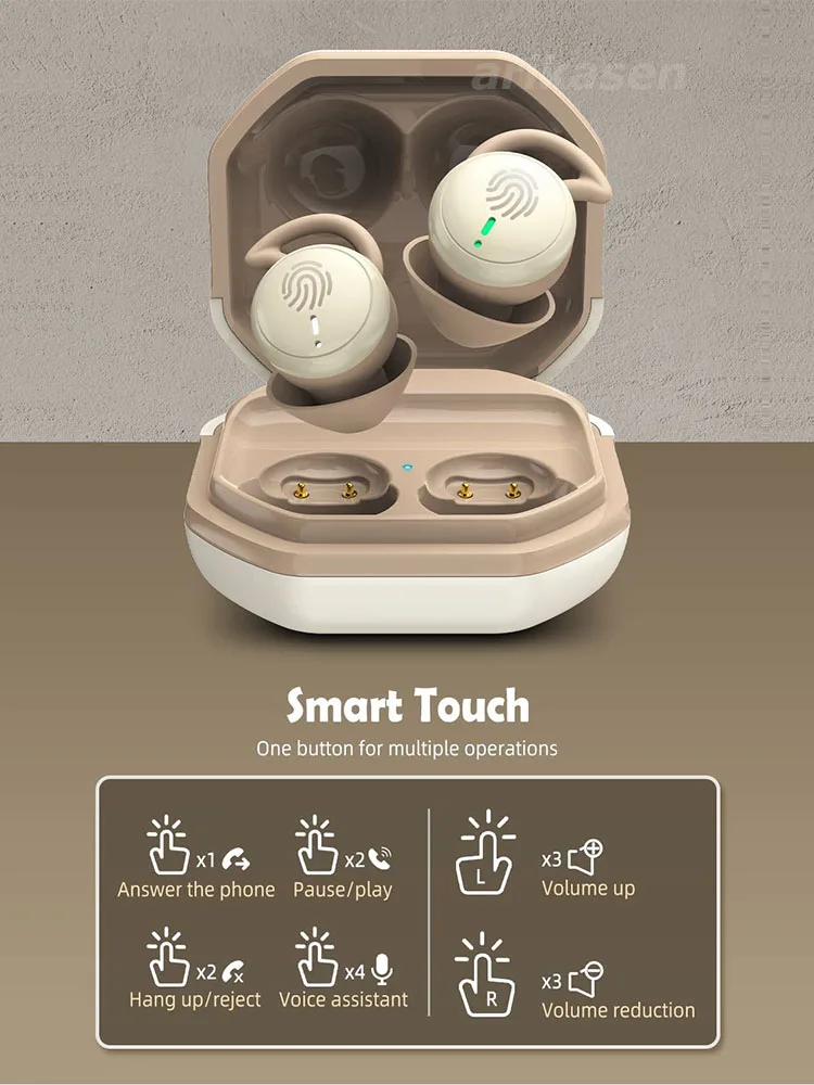 Bluetooth Sleeping Earbuds Min - Home Office Google ulasan dan harga