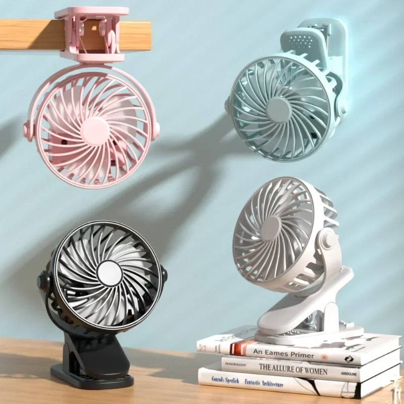 Portable Clip on Fan USB Desk  - Standing Desk Electric ulasan dan harga