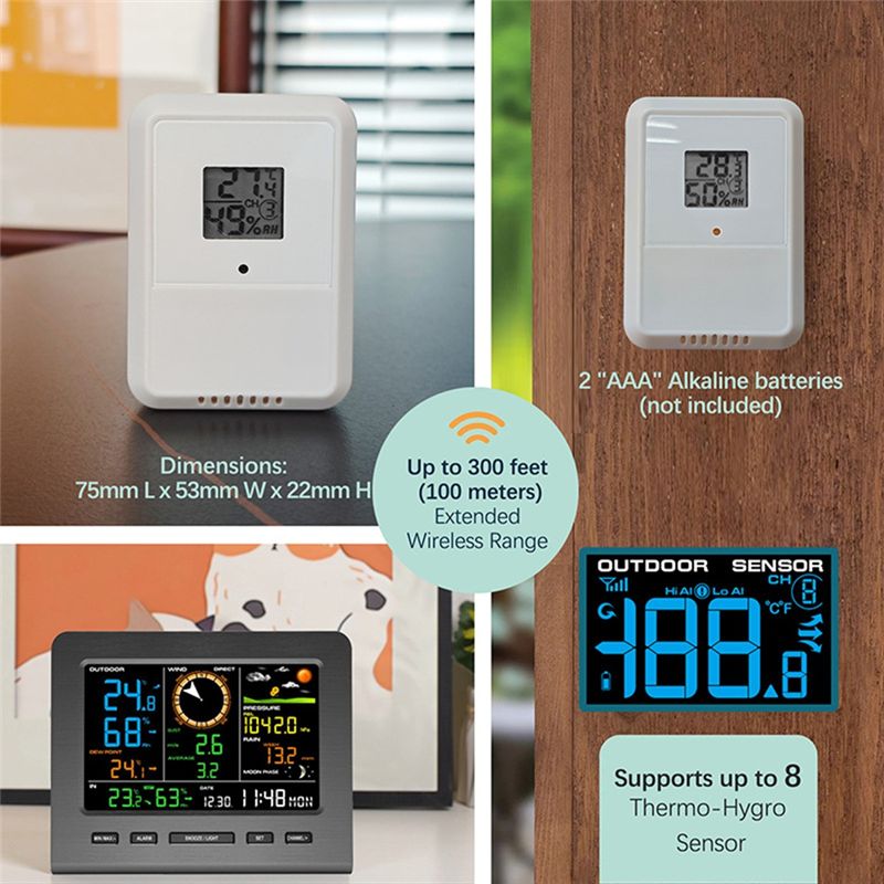 ABJN-Wireless Weather Station  - Home Office Google ulasan dan harga