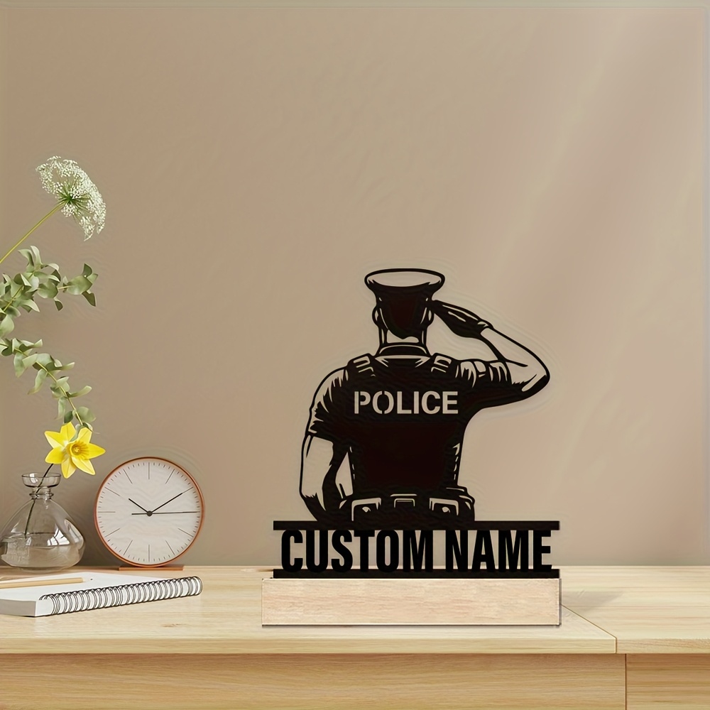 Personalized Metal Police Badg - Home Office Ideas ulasan dan harga