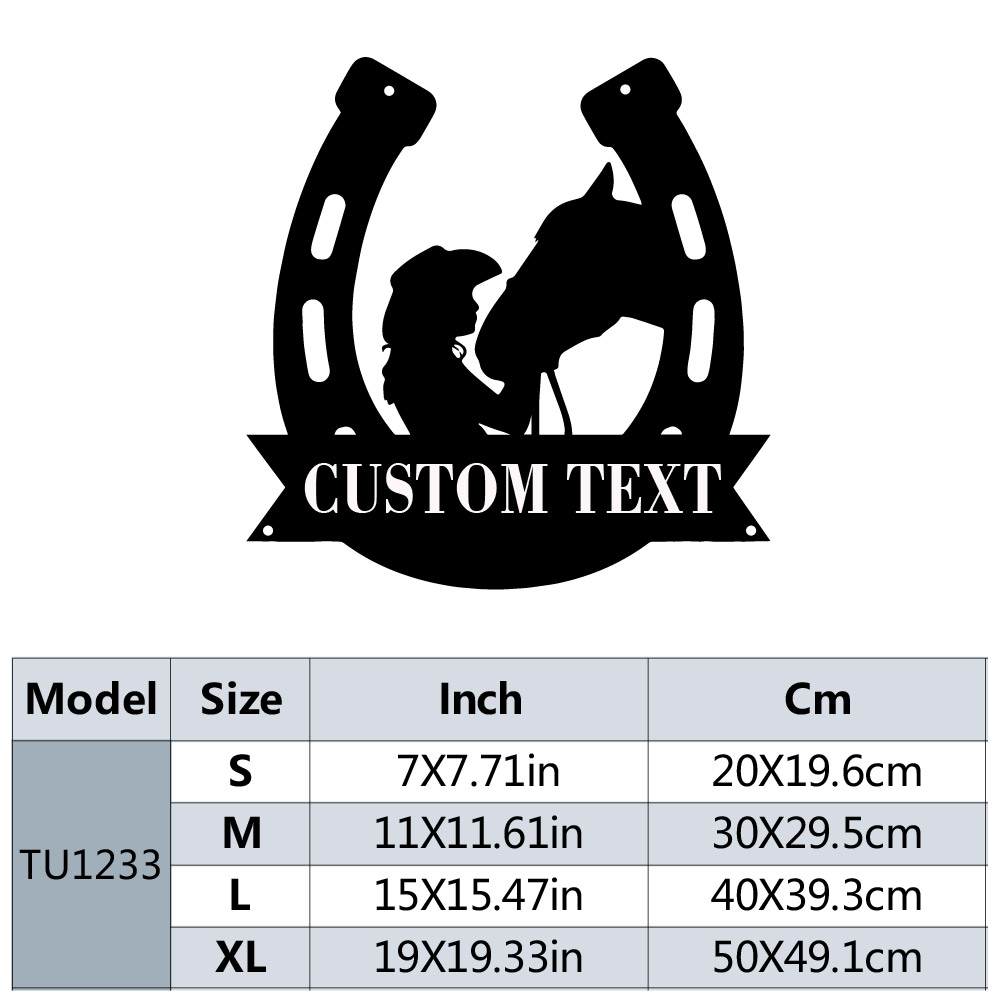 1pc Fashion Customized Horsesh - Home Office Design ulasan dan harga