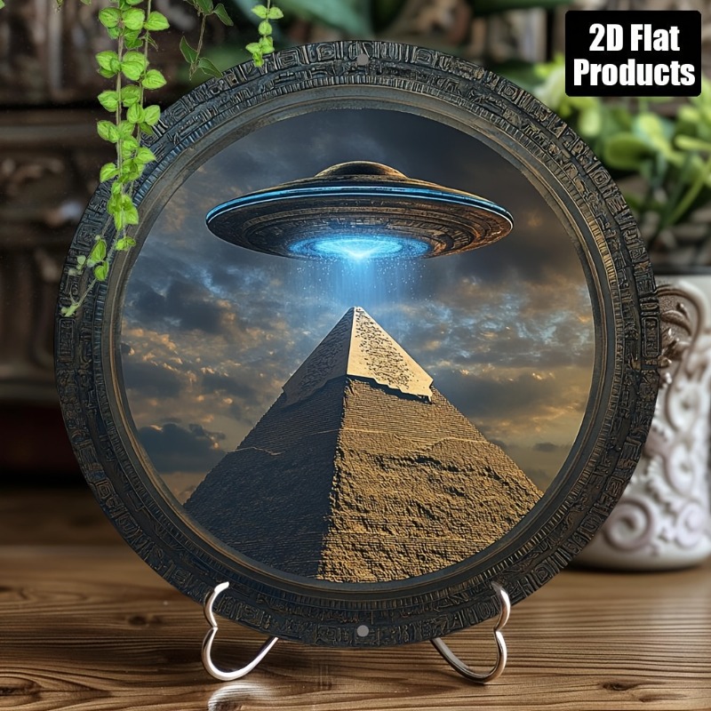 Pyramid UFO Theme Round Alumin - Home Office Ideas ulasan dan harga