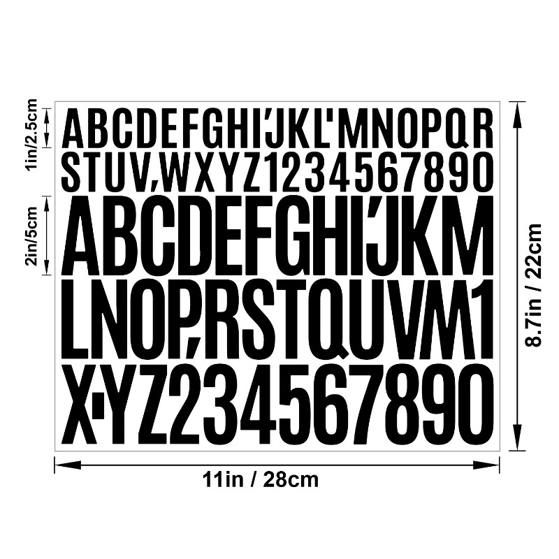 1+2 Inch Mixed Alphabet Number - Letter Tray Desk ulasan dan harga