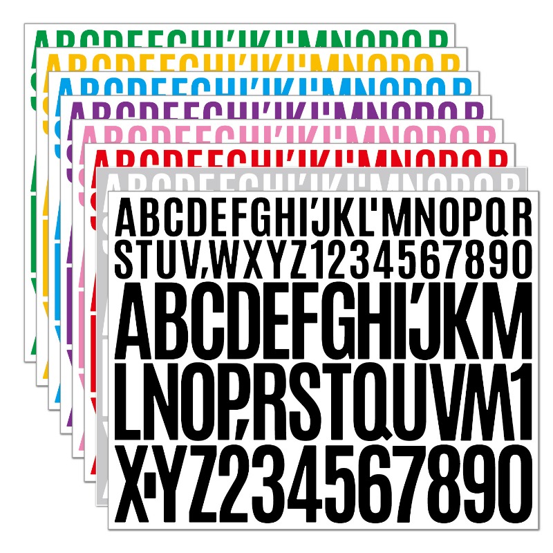 1+2 Inch Mixed Alphabet Number - Letter Tray Desk ulasan dan harga