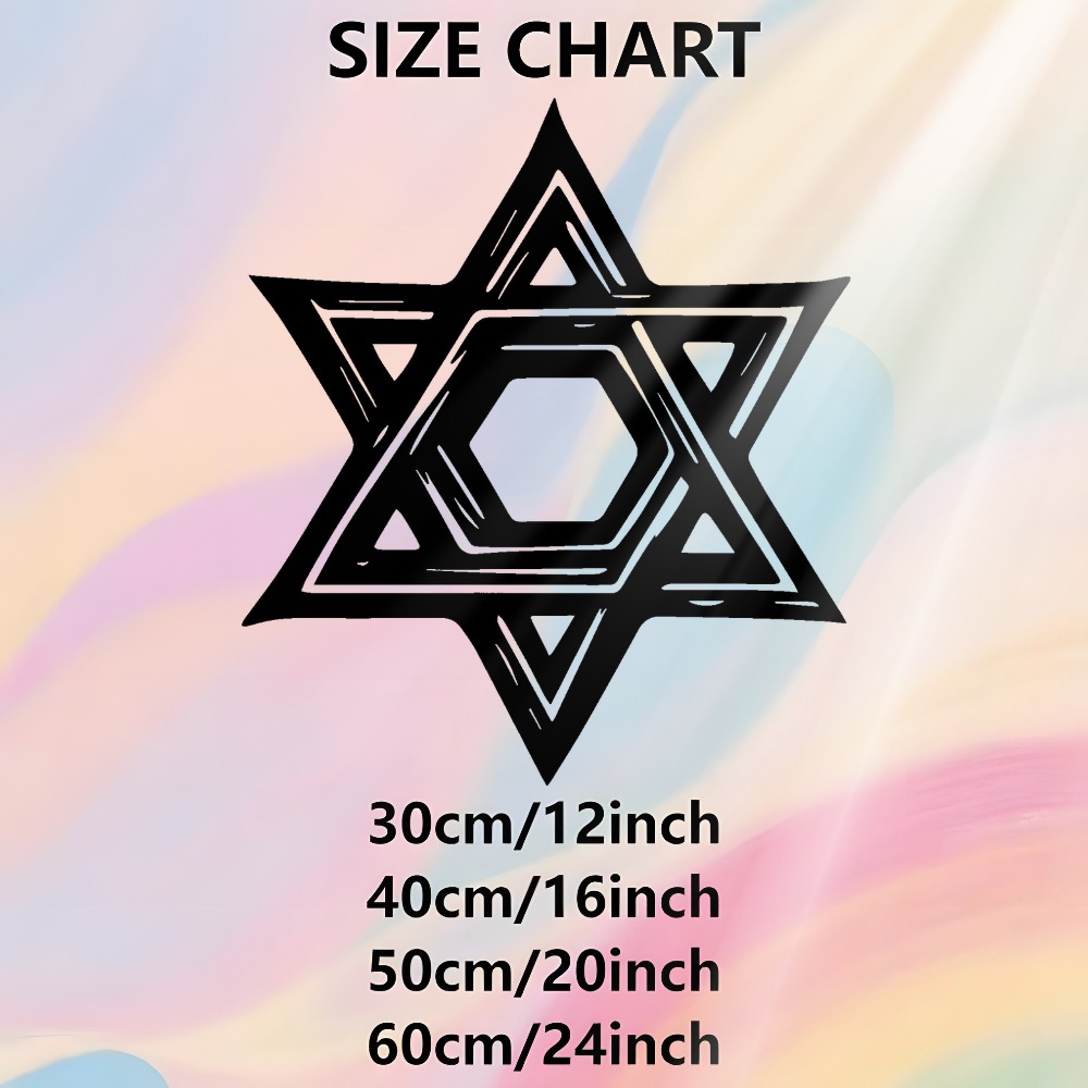 CIFBUY Iron Wall Art Star of D - Home Office Free ulasan dan harga