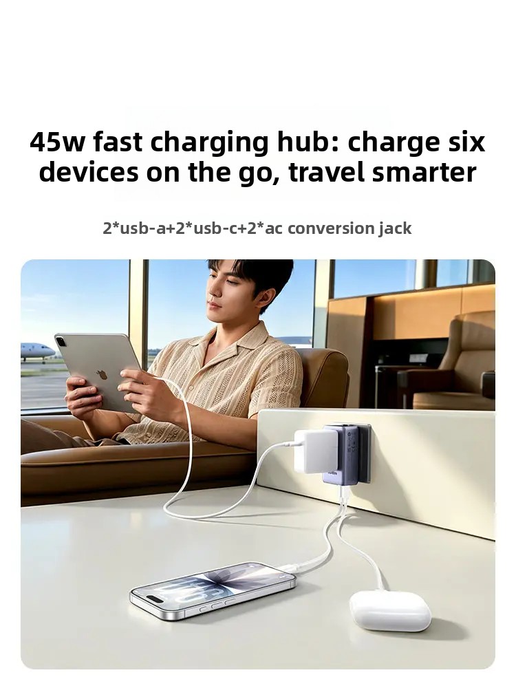 UGREEN 45W Adapter Plug Adapto - Home Office Uk ulasan dan harga