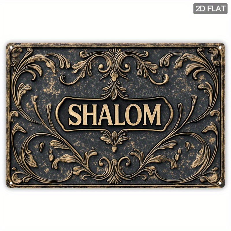 CIFBUY Vintage Shalom Aluminum - Home Office Free ulasan dan harga