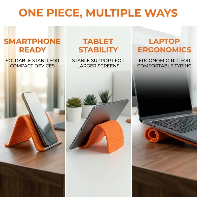 Flexible Folding Phone Holder  - Laptop Stand Foldable ulasan dan harga