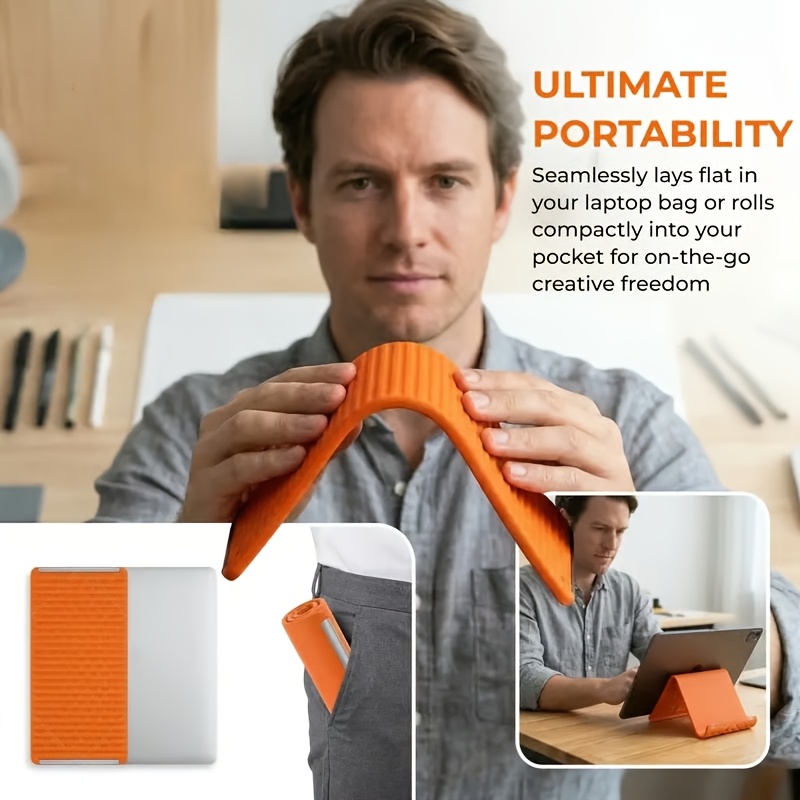 Flexible Folding Phone Holder  - Laptop Stand Foldable ulasan dan harga
