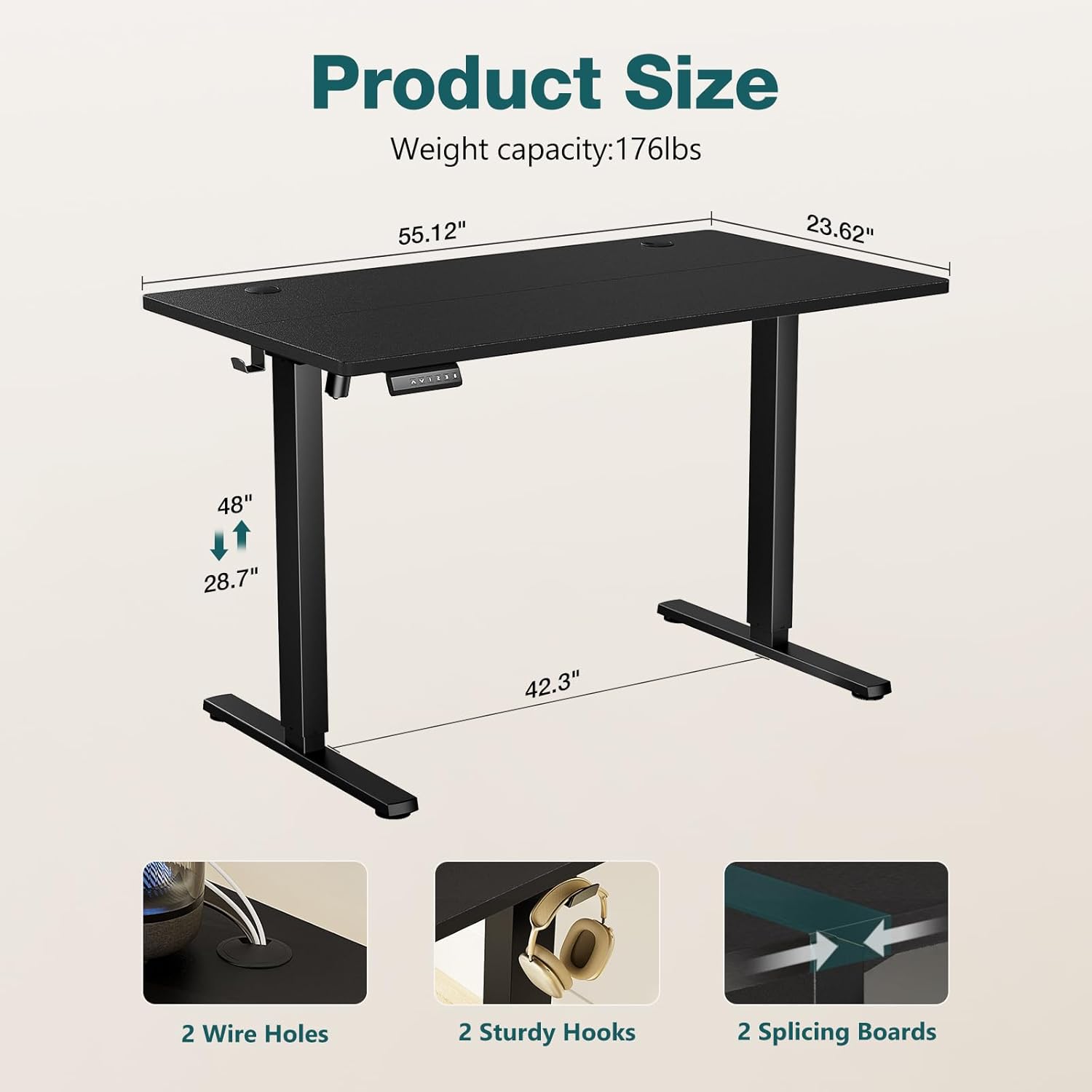 Automatic Sit Stand Modern Off - Standing Desk Electric ulasan dan harga