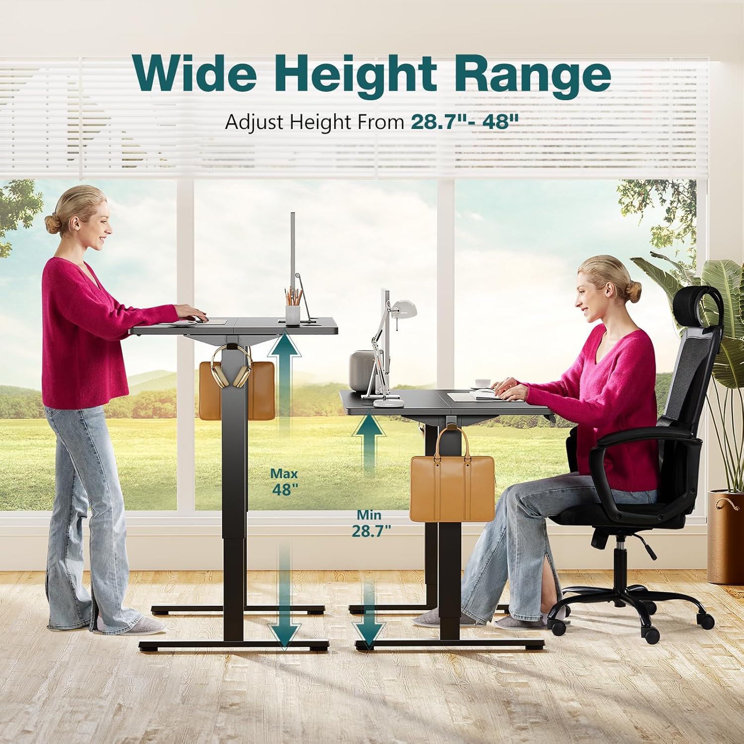 Automatic Sit Stand Modern Off - Standing Desk Electric ulasan dan harga