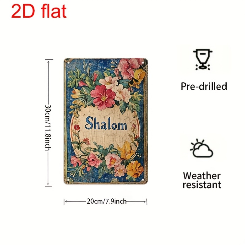 CIFBUY Vintage Floral Shalom A - Home Office Free ulasan dan harga