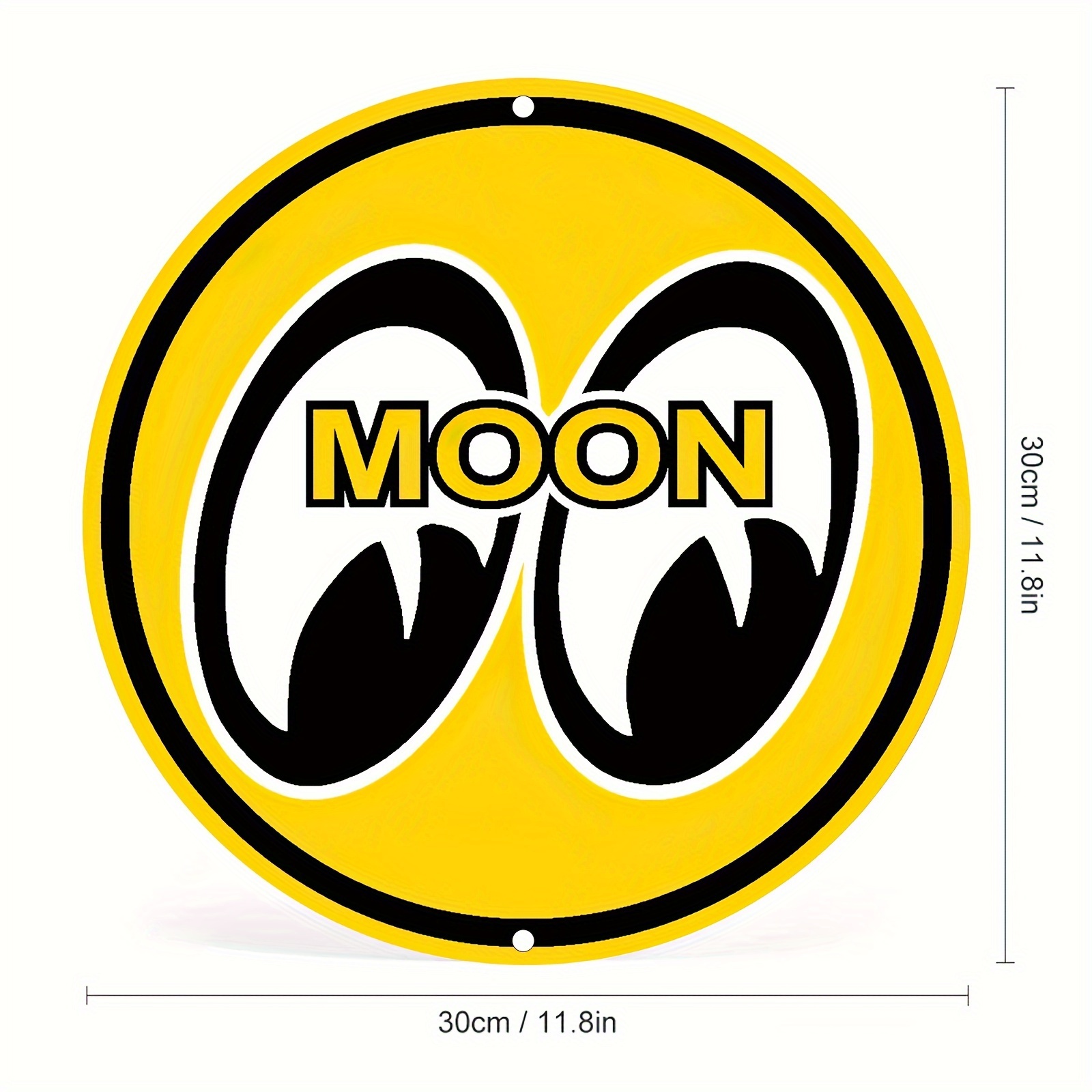 Vintage-Style Round Metal Sign - Home Office Ideas ulasan dan harga