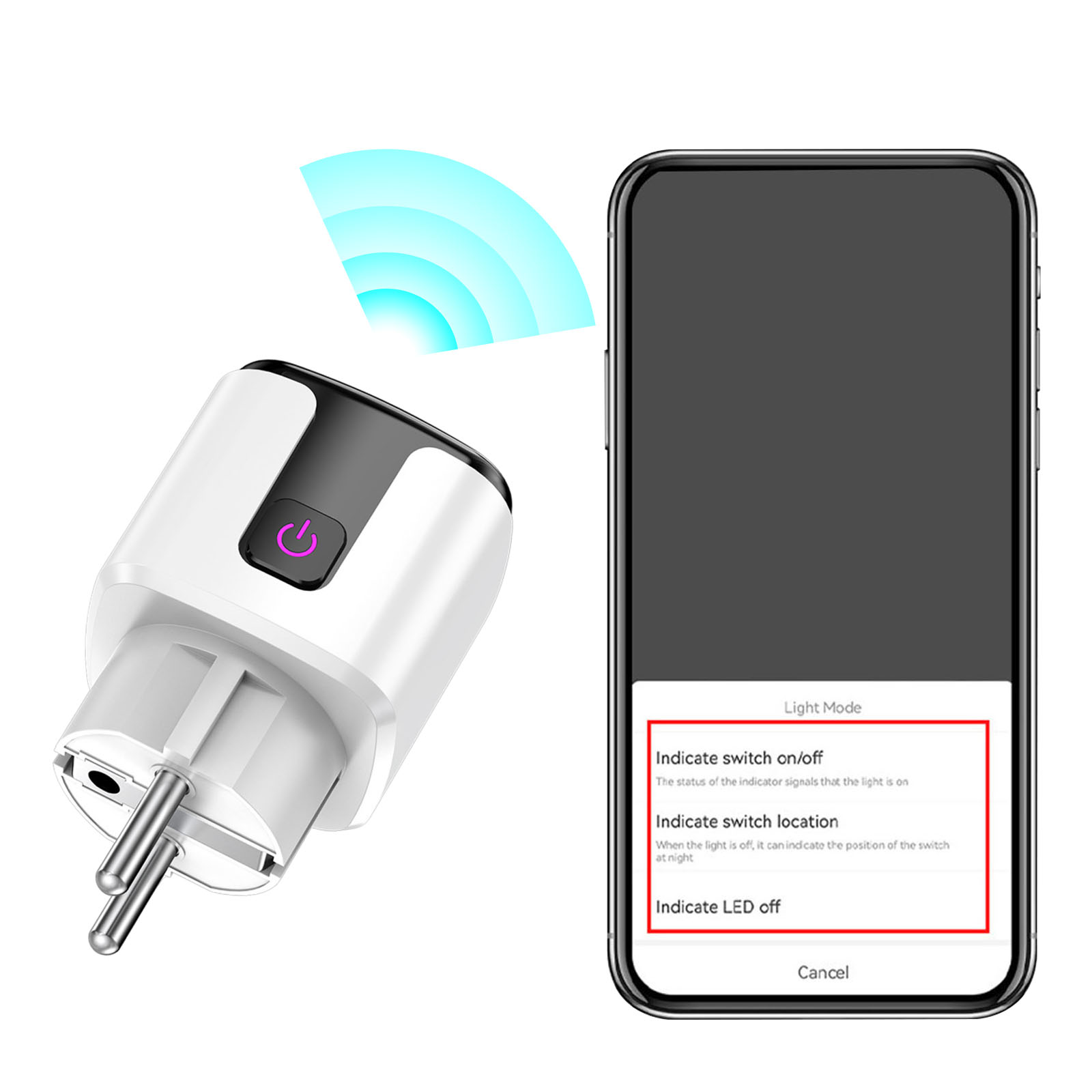 Wi-Fi & BT Smart Outlet Works  - Home Office Google ulasan dan harga