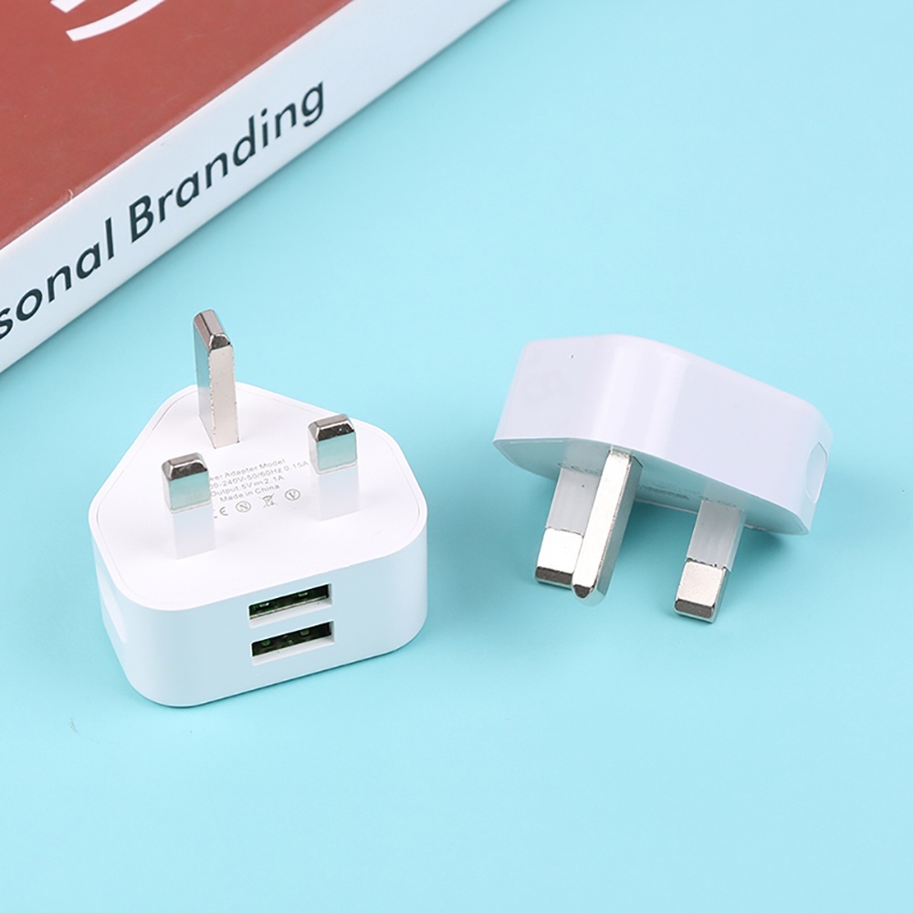 2in1 USB UK Plug 3 Pin Wall Ch - Home Office Uk ulasan dan harga