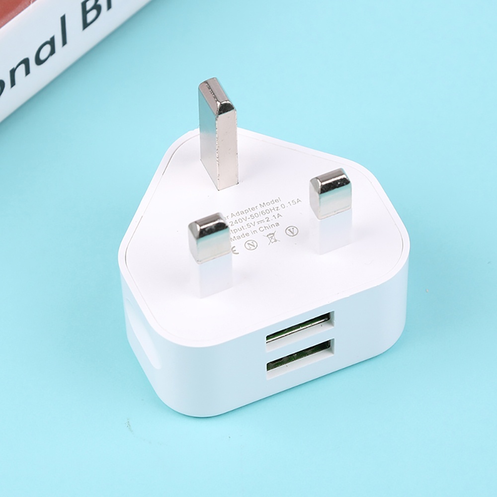 2in1 USB UK Plug 3 Pin Wall Ch - Home Office Uk ulasan dan harga